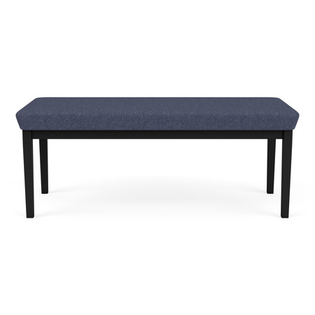 Lesro Denim (Blue)2 Seat Bench, 45W21L18.5H, Linette VinylSeat, Lenox SteelSeries LS2001